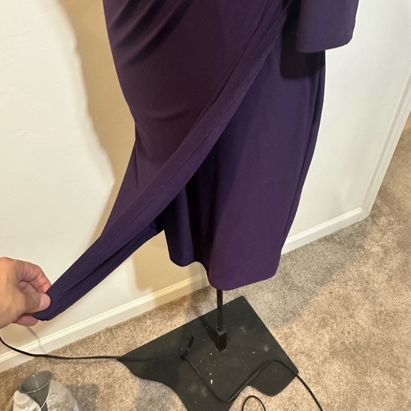 Ralph Lauren Deep Purple Long Sleeve Dress - Picture 5 of 7